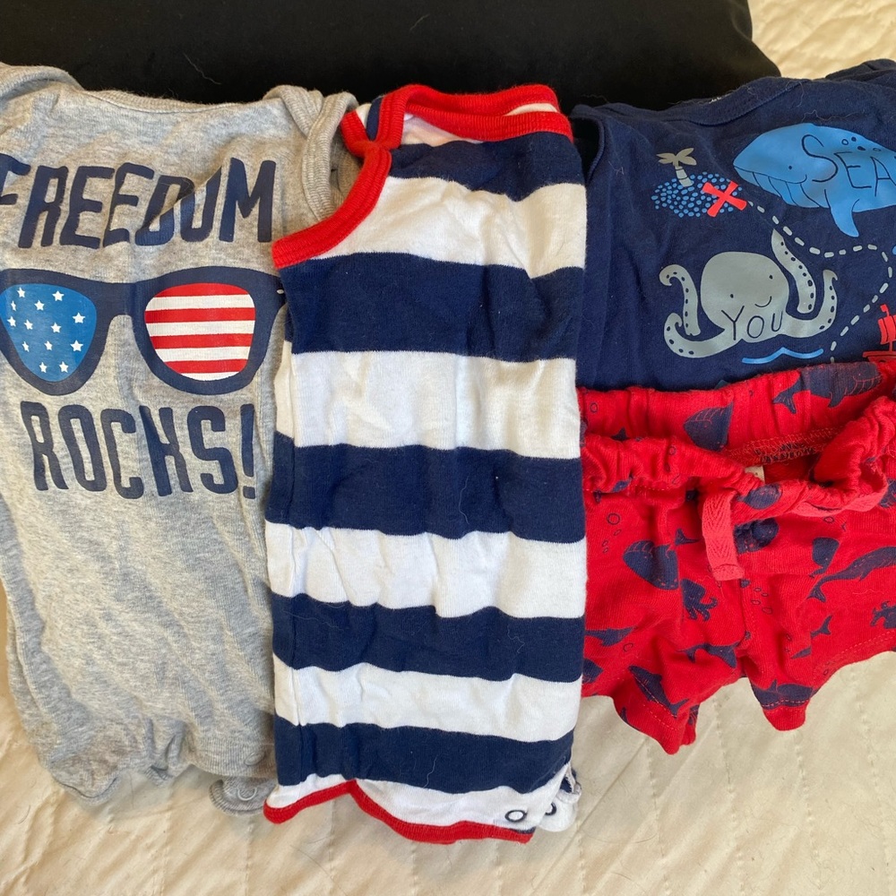 Red White and Blue Summer Set